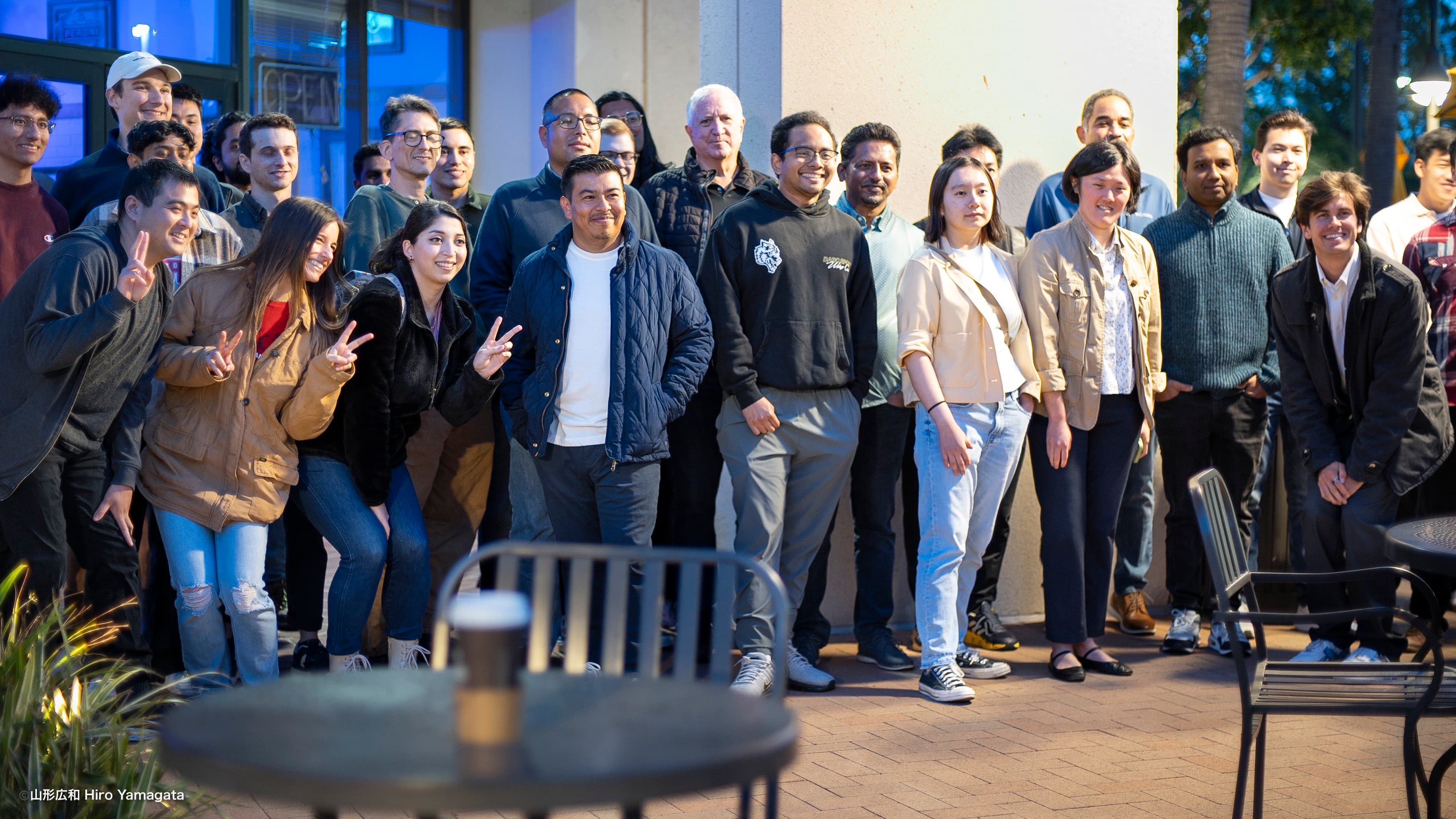 Tech Night community members gathering at an event